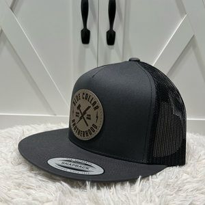 Flat bill SnapBack hat Blue Collar brotherhood